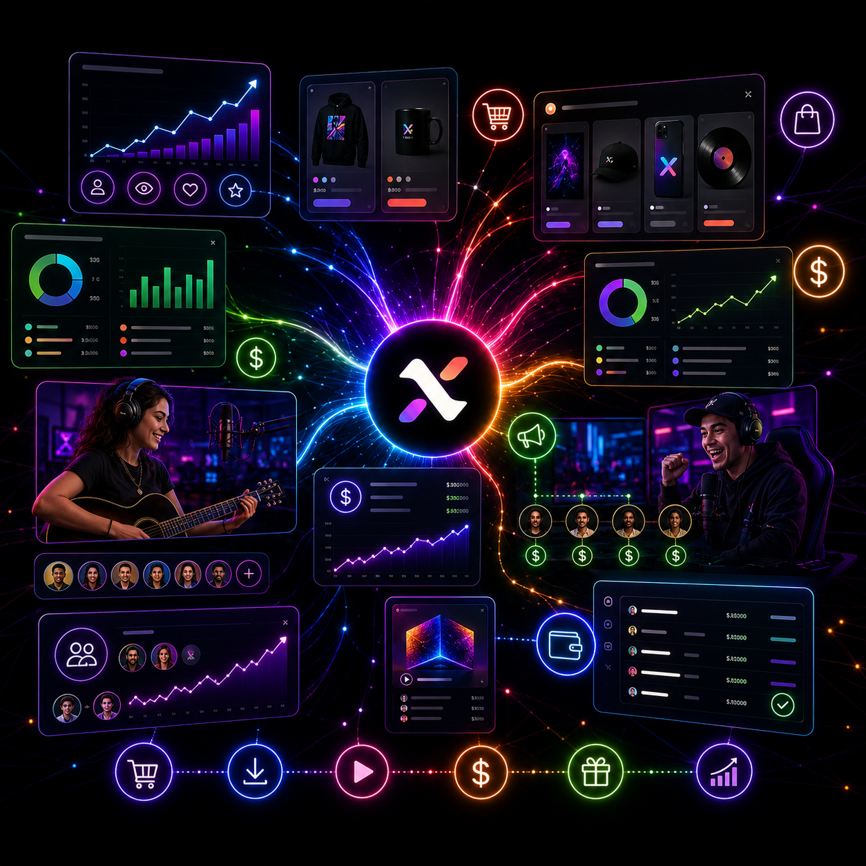 ntwrkzro music network visual 1